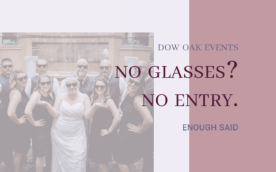 No Glasses? No Entry.