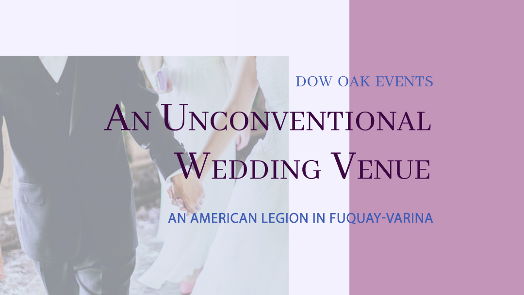 An Unconventional Wedding Venue