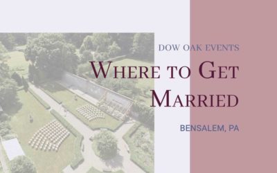 Getting Married in Bensalam, PA