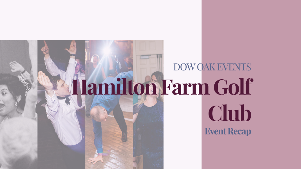 Wedding DJ at Hamilton Farm Golf Club in Gladstone, NJ
