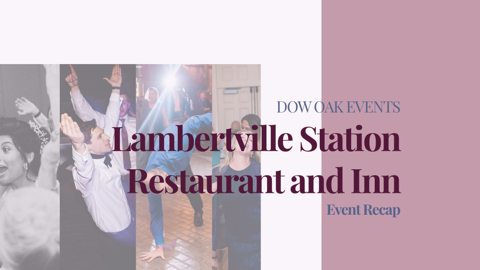 Wedding DJ at Lambertville Station Inn in Lambertville, NJ