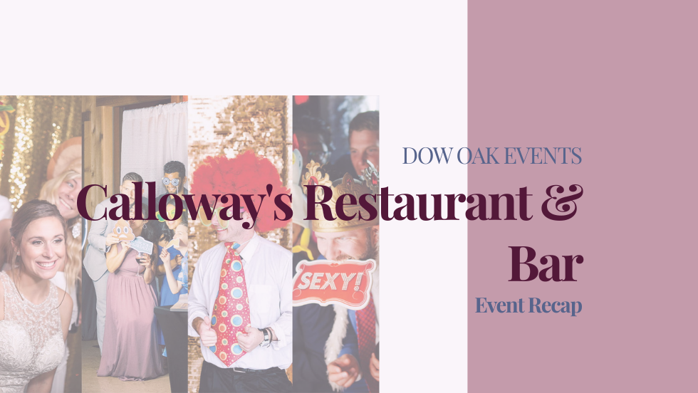 Wedding Photobooth at Calloway’s Restaurant & Bar in West Creek, NJ