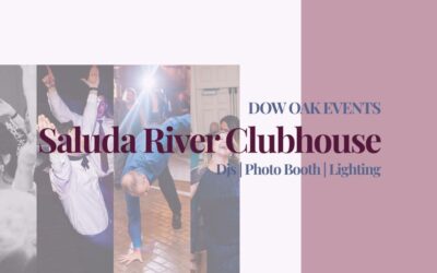 Dance floor lighting and smooth transitions at Saluda River Clubhouse