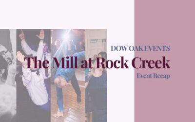Live DJ Shapes Ceremony and Reception at The Mill at Rock Creek
