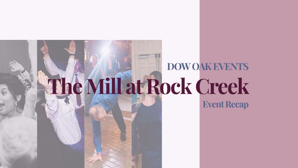 Upbeat wedding at The Mill at Rock Creek with signature songs