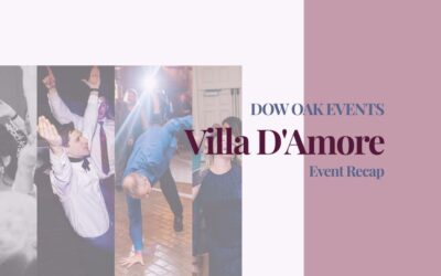 Upbeat dance floor moments and toasts at Villa D’Amore