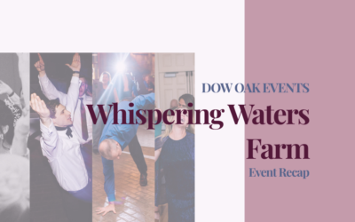 Outside Covered Booth with White Backdrop at Whispering Waters Farm