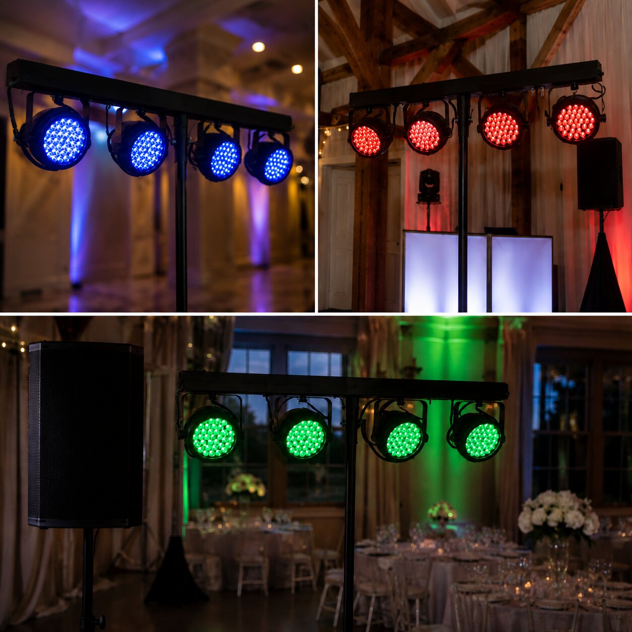 Party lighting for the dance floor